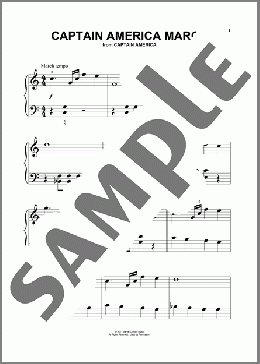 Captain America March (from Captain America)(Alan Silvestri) 楽譜 その他 ダウンロード