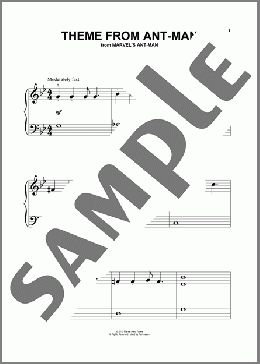 Theme From Ant-Man(Christophe Beck) 楽譜 その他 ダウンロード