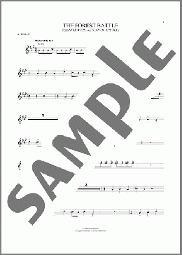 The Forest Battle (from Star Wars: Return Of The Jedi)(John Williams) 楽譜 アルトサックス（ソロ） ダウンロード