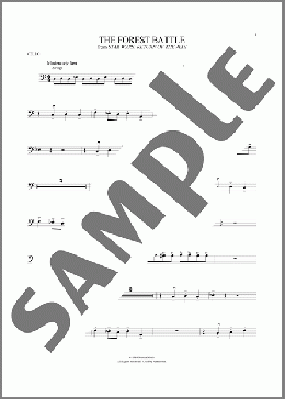 The Forest Battle (from Star Wars: Return Of The Jedi)(John Williams) 楽譜 チェロ ダウンロード