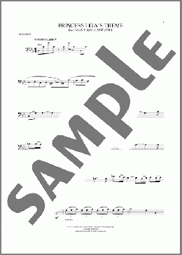 Princess Leia's Theme (from Star Wars: A New Hope)(John Williams) 楽譜 トロンボーン（ソロ） ダウンロード
