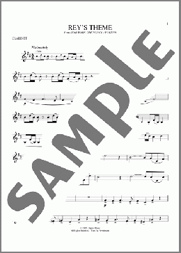Rey's Theme (from Star Wars: The Force Awakens)(John Williams) 楽譜 クラリネット ダウンロード