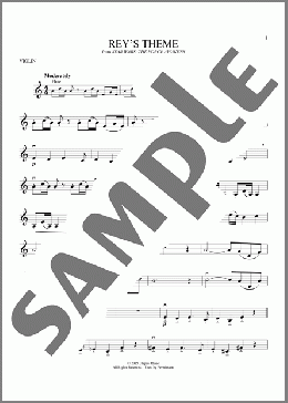 Rey's Theme (from Star Wars: The Force Awakens)(John Williams) 楽譜 バイオリン ダウンロード