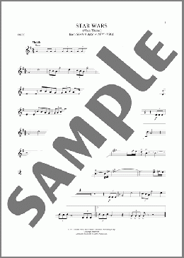 Star Wars (Main Theme)(John Williams) 楽譜 オーボエ ダウンロード