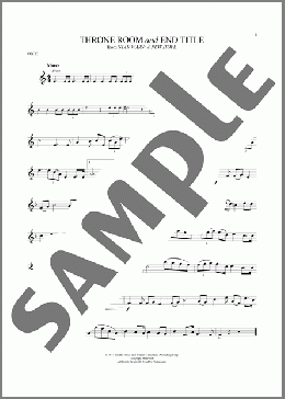 Throne Room and End Title (from Star Wars: A New Hope)(John Williams) 楽譜 オーボエ ダウンロード