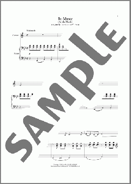 An Die Musik(Franz Schubert/Franz von Schober) 楽譜 その他 ダウンロード