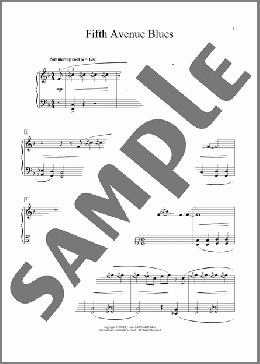 Fifth Avenue Blues(Jeremy Siskind) 楽譜 ピアノ（ソロ） ダウンロード