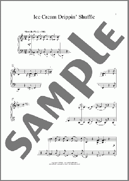 Ice Cream Drippin' Shuffle(Jeremy Siskind) 楽譜 ピアノ（ソロ） ダウンロード