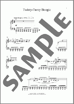 Twisty-Turny Boogie(Jeremy Siskind) 楽譜 ピアノ（ソロ） ダウンロード