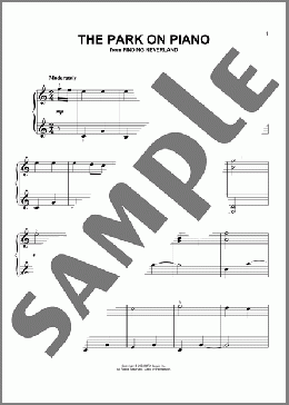 The Park On Piano (from Finding Neverland)(Jan Kaczmarek) 楽譜 ピアノ（ソロ） ダウンロード