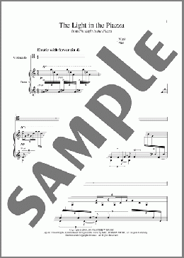 The Light In The Piazza (arr. Mairi Dorman-Phaneuf)(Adam Guettel) 楽譜 その他 ダウンロード