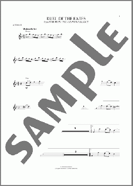 Duel Of The Fates (from Star Wars: The Phantom Menace)(John Williams) 楽譜 アルトサックス（ソロ） ダウンロード