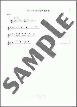 Be Thou My Vision(Mary E. Byrne/Traditional Irish) 楽譜 フルート ダウンロード