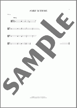 Abide With Me(Henry F. Lyte/William H. Monk) 楽譜 その他 ダウンロード