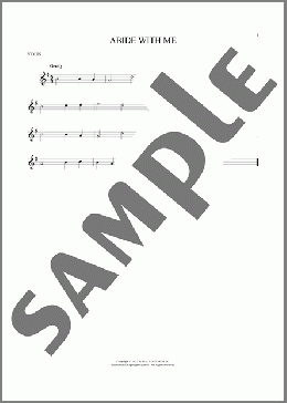 Abide With Me(Henry F. Lyte/William H. Monk) 楽譜 バイオリン ダウンロード