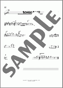 Bongo Beep(Charlie Parker) 楽譜 その他 ダウンロード