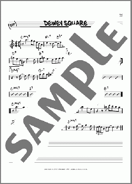 Dewey Square(Charlie Parker) 楽譜 その他 ダウンロード