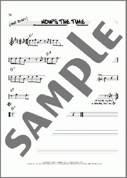 Now's The Time(Charlie Parker) 楽譜 その他 ダウンロード