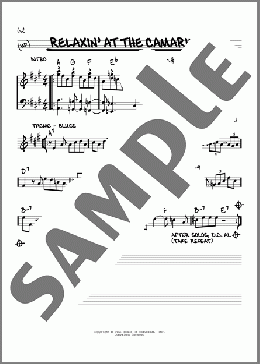 Relaxin' At The Camarillo(Charlie Parker) 楽譜 その他 ダウンロード