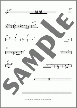 Si Si(Charlie Parker) 楽譜 その他 ダウンロード