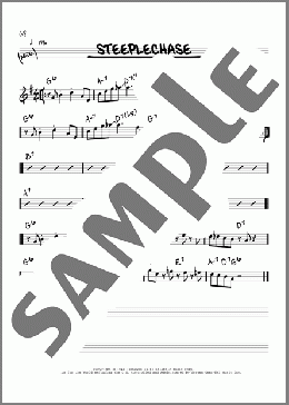 Steeplechase(Charlie Parker) 楽譜 その他 ダウンロード