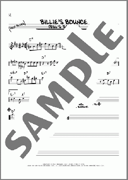 Billie's Bounce (Bill's Bounce)(Charlie Parker) 楽譜 その他 ダウンロード