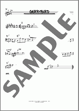 Gerrybird(Charlie Parker) 楽譜 その他 ダウンロード