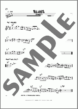 Blues (Fast)(Charlie Parker) 楽譜 その他 ダウンロード