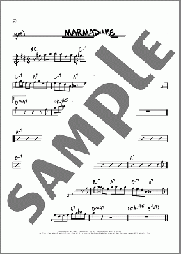 Marmaduke(Charlie Parker) 楽譜 その他 ダウンロード