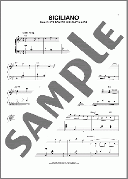 Siciliano [Jazz version] (arr. Brent Edstrom)(Johann Sebastian Bach) 楽譜 ピアノ（ソロ） ダウンロード