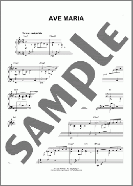 Ave Maria [Jazz version] (arr. Brent Edstrom)(Charles Gounod/Johann Sebastian Bach) 楽譜 ピアノ（ソロ） ダウンロード