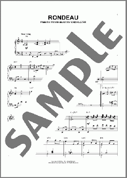 Rondeau [Jazz version] (arr. Brent Edstrom)(Henry Purcell) 楽譜 ピアノ（ソロ） ダウンロード