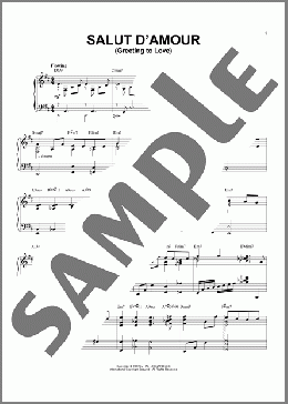 Salut D'amour (Greeting To Love) [Jazz version] (arr. Brent Edstrom)(Edward Elgar) 楽譜 ピアノ（ソロ） ダウンロード