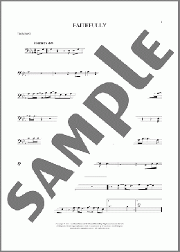 Faithfully(Journey) 楽譜 トロンボーン（ソロ） ダウンロード