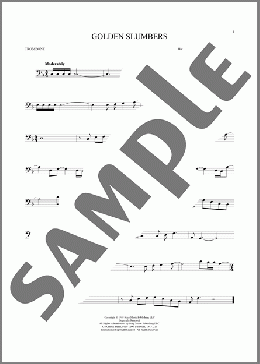 Golden Slumbers(The Beatles) 楽譜 トロンボーン（ソロ） ダウンロード