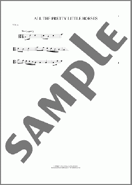 All The Pretty Little Horses(Southeastern American Folksong) 楽譜 その他 ダウンロード