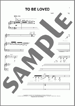 To Be Loved(Adele) 楽譜 ピアノ & ボーカル ダウンロード