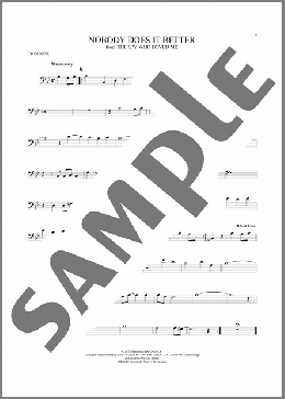 Nobody Does It Better(Carly Simon) 楽譜 トロンボーン（ソロ） ダウンロード