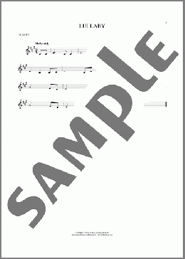 Lullaby(Johannes Brahms) 楽譜 トランペット（ソロ） ダウンロード