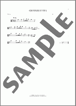 Greensleeves(Traditional English) 楽譜 その他 ダウンロード