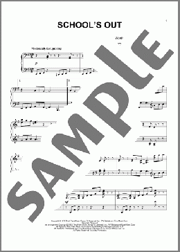 School's Out [Classical version] (arr. David Pearl)(Alice Cooper) 楽譜 ピアノ（ソロ） ダウンロード