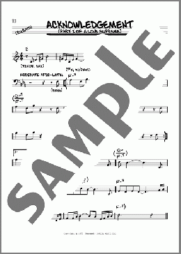Acknowledgement(John Coltrane) 楽譜 その他 ダウンロード