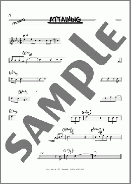 Attaining(John Coltrane) 楽譜 その他 ダウンロード
