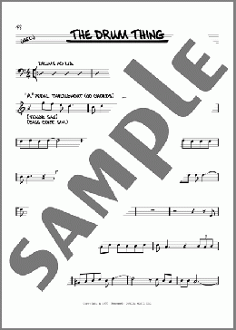 The Drum Thing(John Coltrane) 楽譜 その他 ダウンロード