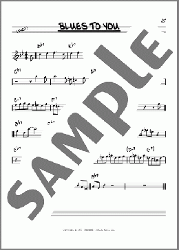 Blues To You(John Coltrane) 楽譜 その他 ダウンロード