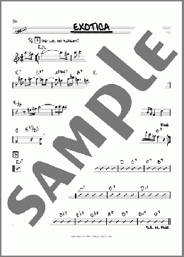 Exotica(John Coltrane) 楽譜 その他 ダウンロード