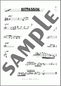 Expression(John Coltrane) 楽譜 その他 ダウンロード
