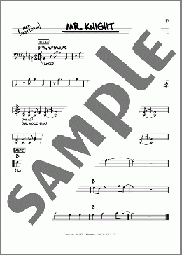Mr. Knight(John Coltrane) 楽譜 その他 ダウンロード