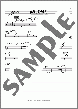 Mr. Syms(John Coltrane) 楽譜 その他 ダウンロード
