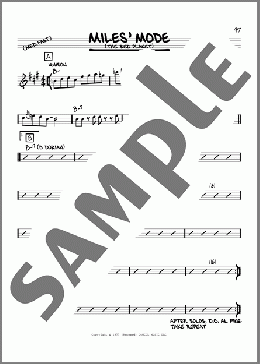 Miles' Mode (The Red Planet)(John Coltrane) 楽譜 その他 ダウンロード